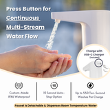 Portable Sink with Electronic Faucet | No Plumbing or Extra Buckets Needed