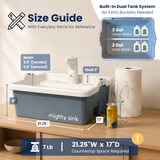 Portable Sink with Electronic Faucet | No Plumbing or Extra Buckets Needed