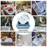 Portable Sink with Electronic Faucet | No Plumbing or Extra Buckets Needed