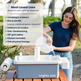 Portable Sink with Electronic Faucet | No Plumbing or Extra Buckets Needed